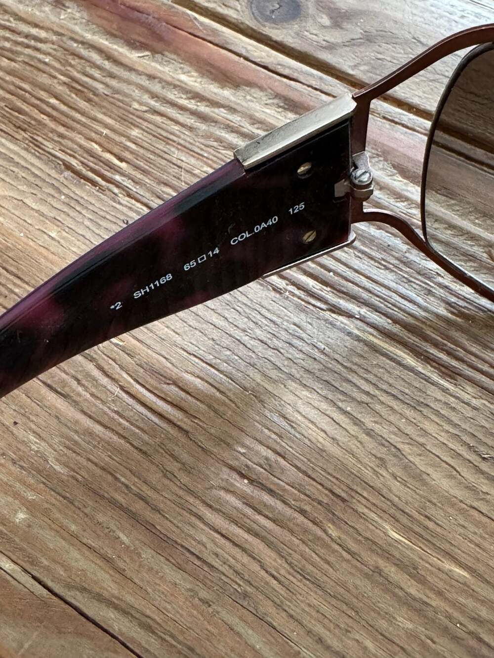 Vintage Y2K Victor Hugo BH1108 Sunglasses with Case and Cloth